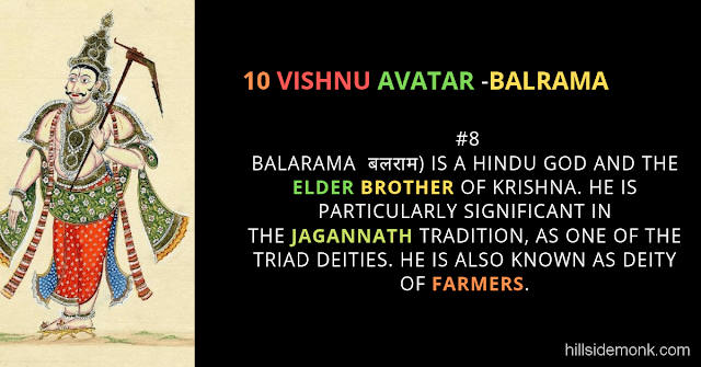 10 Vishnu Avatar In Hinduism-BALRAMA