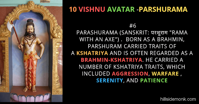 10 Vishnu Avatar In Hinduism-PARSHURAMA