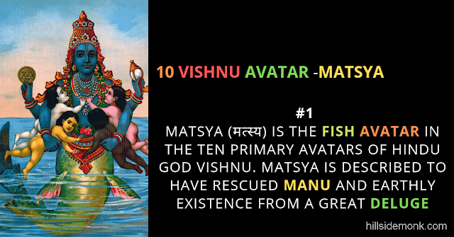 10 Vishnu Avatar In Hinduism-MATSYA