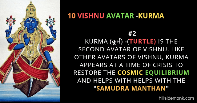 10 Vishnu Avatar In Hinduism -KURMA