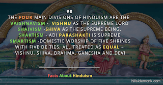 Fact About Hinduism 8 VAISNAVISM , SHAVISM , SHAKTISM , SMARTISM