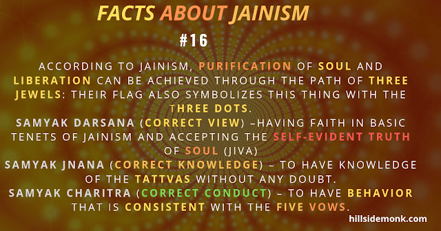 JAIN purification of soul and liberation - three jewels Jainism