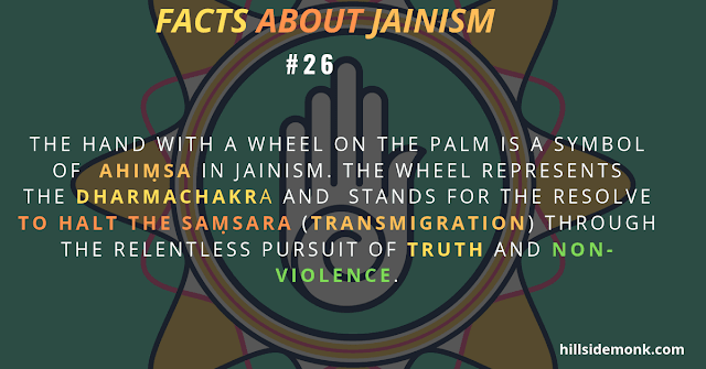  symbol of  Ahiṃsa in Jainism.s ahiṃsa(non-violence) dharmachakra 