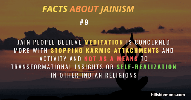 Jain meditation - stopping karmic attachments