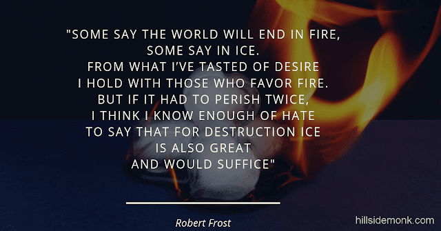 Robert Frost Short Poems-Fire And Ice