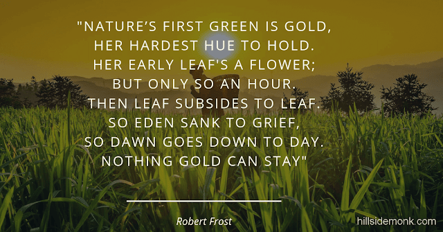 Robert Frost Short Poems-Nothing Gold Can Stay Gold
